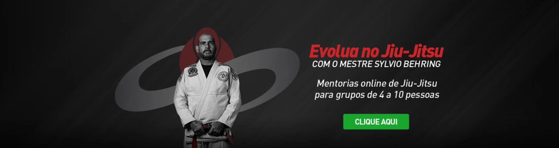 Evolua no Jiu-Jitsu com o Mestre Sylvio Behring: mentorias online de Jiu-Jitsu para grupos de 4 a 10 pessoas